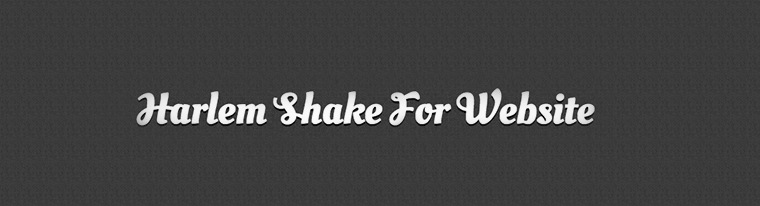 Harlem Shake for Website felirat