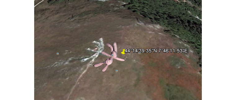 Óriás nyúl a Google Earth-ön